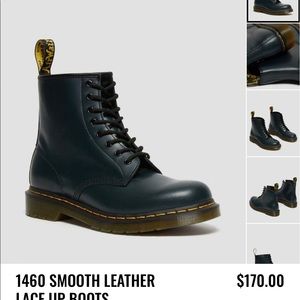 1460 Smooth Lace up Leather doc martins size Womens 9.5/ mens 8/ EU: 41